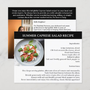 Summer Recipe Realtor eller Real Gods Vykort