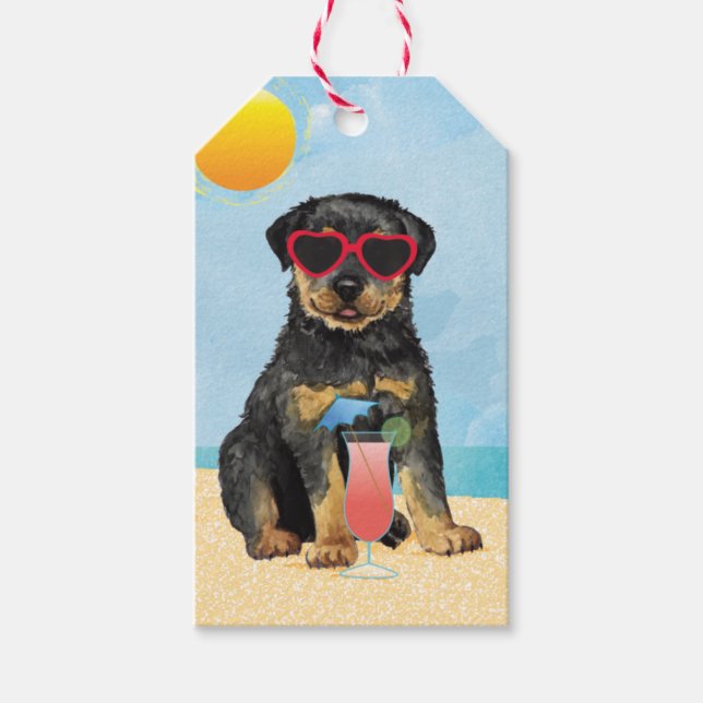 Summer Rottweiler Presentetikett (Framsidan)