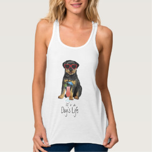 Summer Rottweiler Tanktop Linne Med Racerback