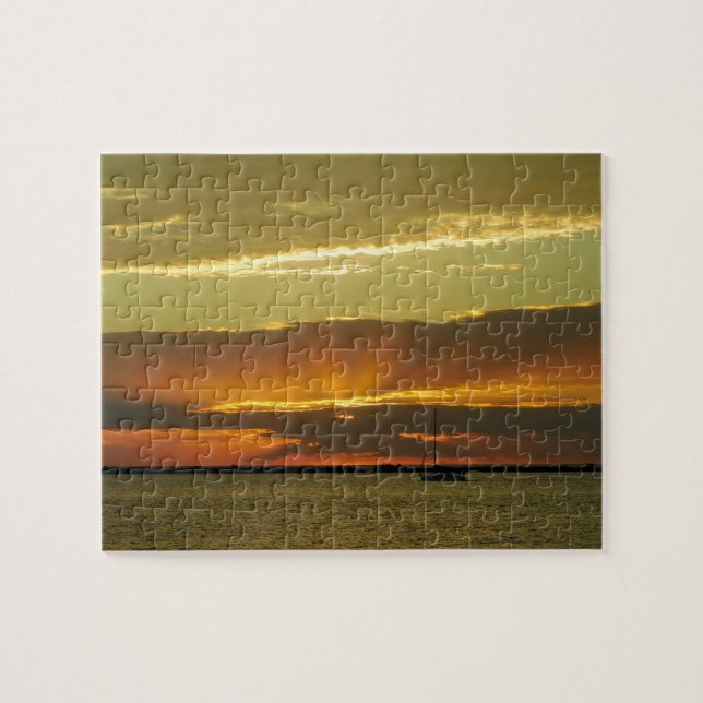 Summer Sail Sunset Pussel (Horisontell)