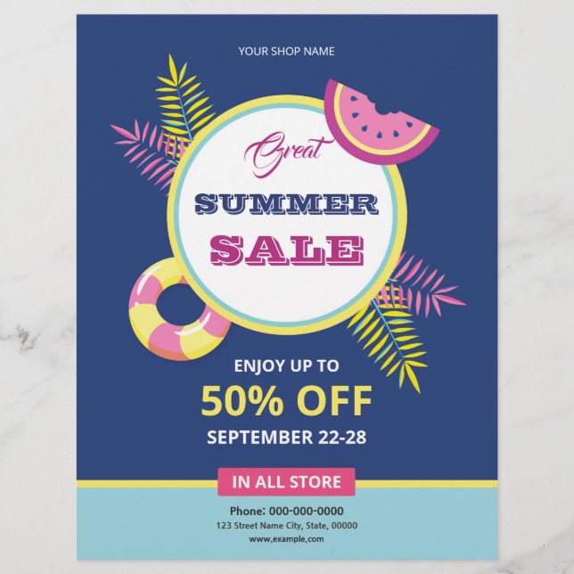 Summer Sale Flyer (Framsidan)