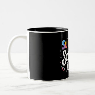 Summer School Crew Mug – Fun Teacher&Student Gift Två-Tonad Mugg