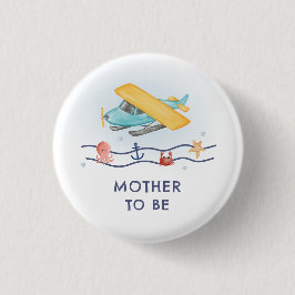 Summer Sea Airplane Mother To Be  Baby Shower Knapp