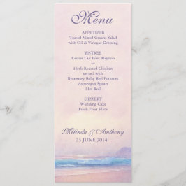 Summer Sea Menu Meny