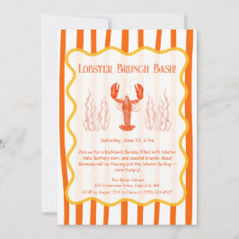 Summer Seafood Bash - Lobster Boil Brunch Inbjudningar