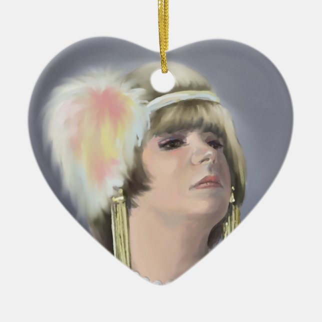 Summer Siren Heart Ornament (Framsidan)