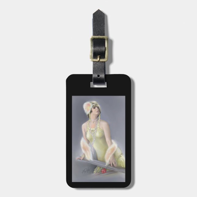 Summer Siren Luggage Tag Bagagebricka (Vertikal Framsida)