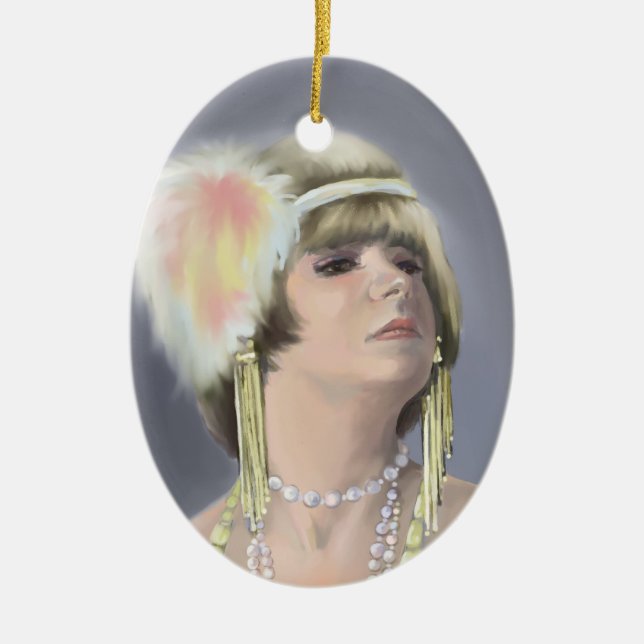 Summer Siren Oval Ornament (Framsidan)
