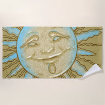 Summer Smiling Sol | Beach Towel |