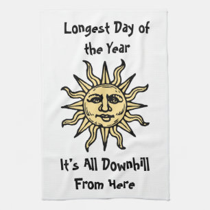 Summer Solstice Dikt Kökshandduk