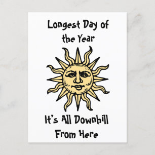 Summer Solstice Dikt Vykort