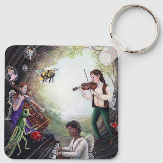 Summer Solstice Fairy Consert Nyckelring (Baksida)