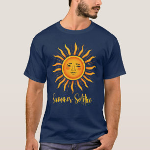 Summer Solstice Sol Typography T Shirt