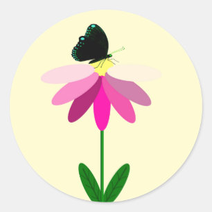 Summer Solstice Sticker Runt Klistermärke