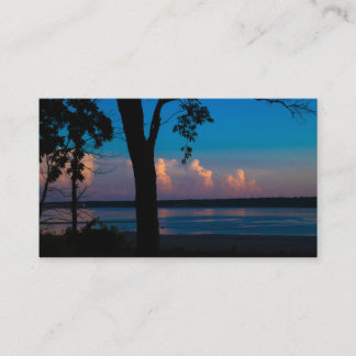 Summer Solstice Sunset Business Cards Visitkort