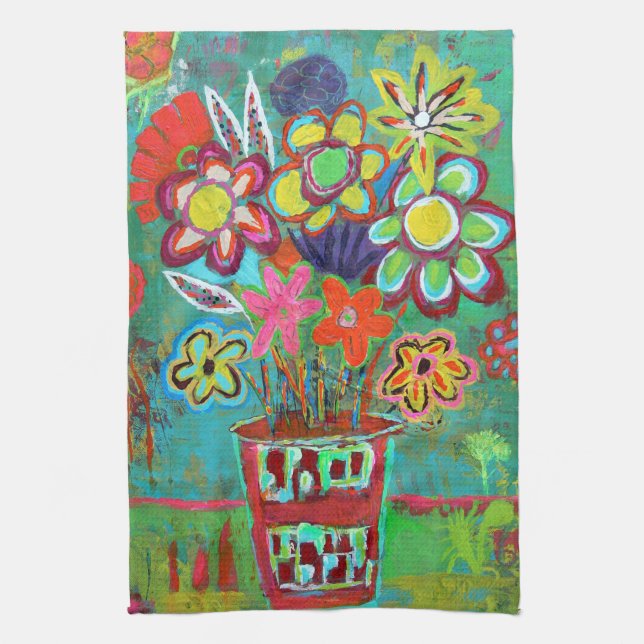 Summer Spray Kitchen Towel Kökshandduk (Vertikal)