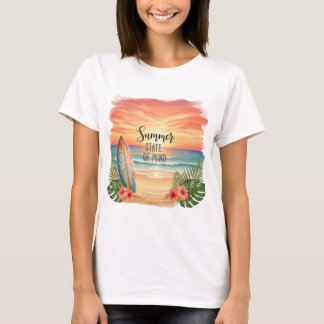 Summer State of Mind Sunset T Shirt