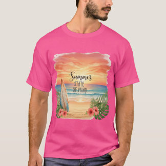 Summer State of Mind Sunset T Shirt