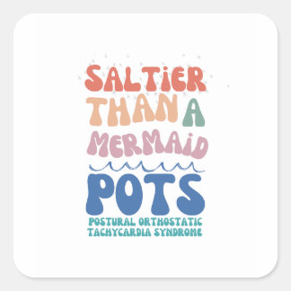 Summer Sticker Fyrkantigt Klistermärke