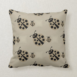 Summer Stone Polka Dot Nyckelpigas Pillow Kudde