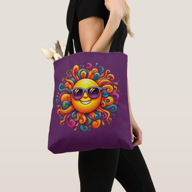 Summer Sunny Smiles- Tygkasse (Närbild)