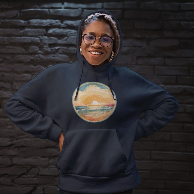 Summer Sunset Hoodie (This pretty summer sunset will keep you smiling on the gloomiest of winter days!)