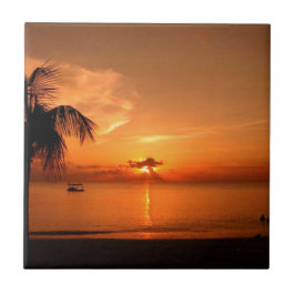 Summer Sunset Kakelplatta