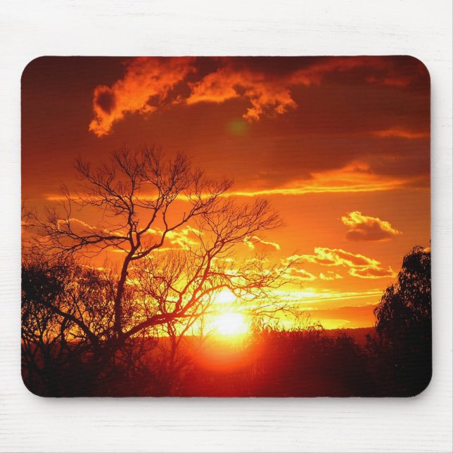 Summer Sunset Mousepad Musmatta (Framsidan)