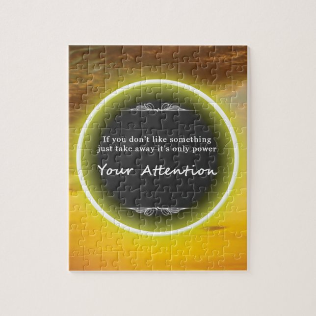 Summer Sunset Quote Pussel (Vertikal)