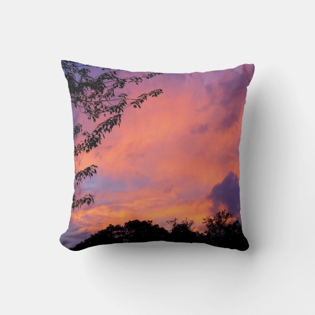 Summer Sunset Romantic Dekorativ kudde *personaliz (Framsida)