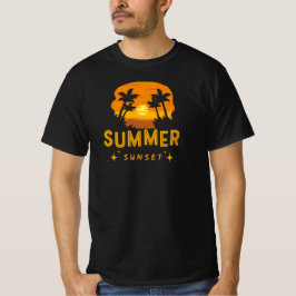 Summer sunset t shirt