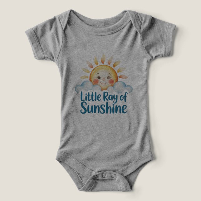 Summer sunshine baby t shirt (Design Framsida)