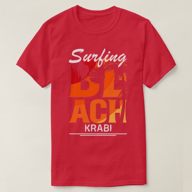 Summer surf dream in Krabi T Shirt (Design framsida)