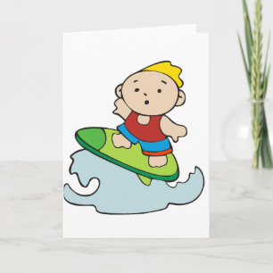Summer Surfer Boy Kort
