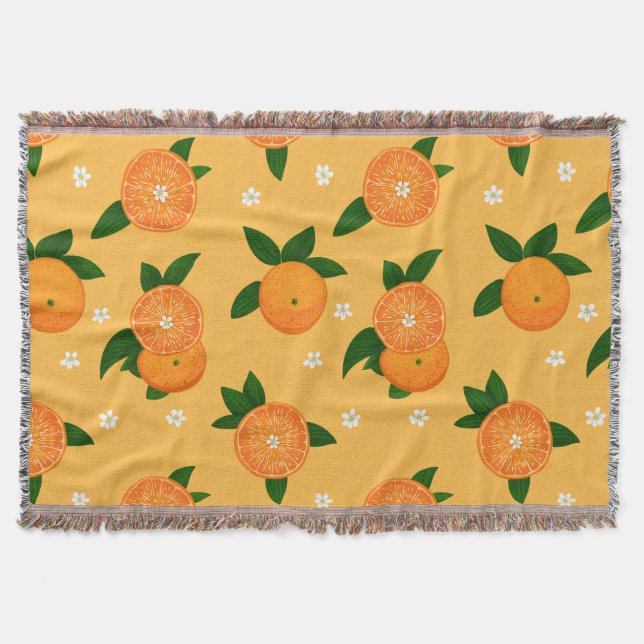 Summer Tangerines Filt (Framsidan)