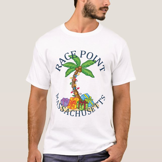 Summer Tävling Point- massachusetts T Shirt (Framsida)