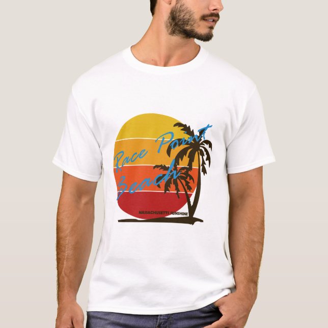 Summer Tävling Point- massachusetts T Shirt (Framsida)