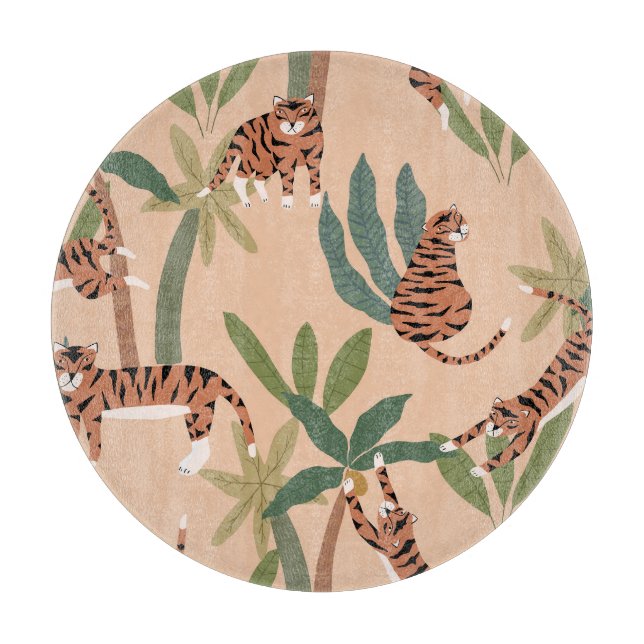 Summer Tigers Handflatan Träd Exotic (Framsidan)