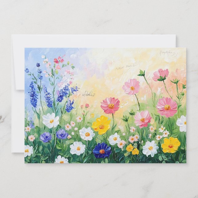 Summer time flat julkort (Framsida)