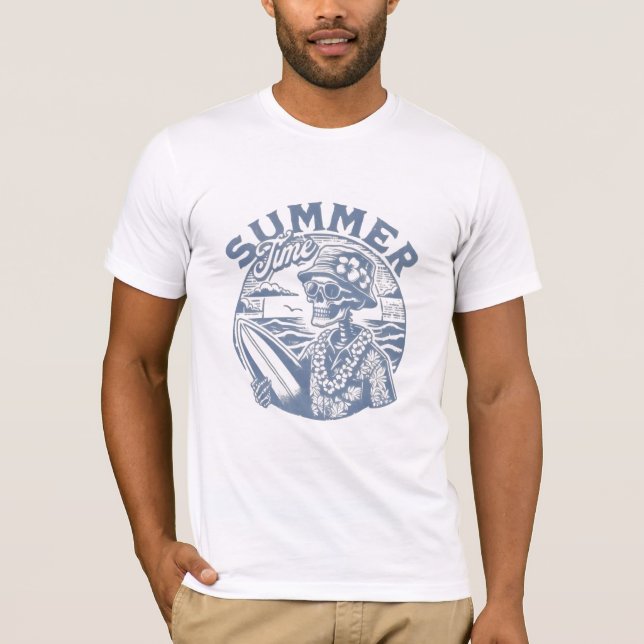Summer time ghost t-shirt  (Framsida)