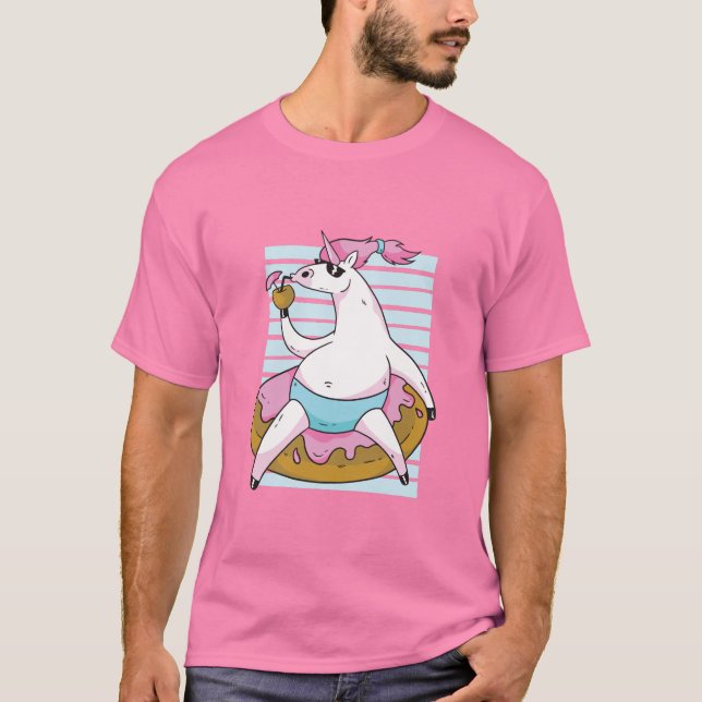 Summer Unicorn T Shirt (Framsida)