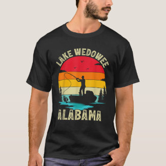 Summer Vacation Fishing Vintage Retro Alabama Wedo T Shirt