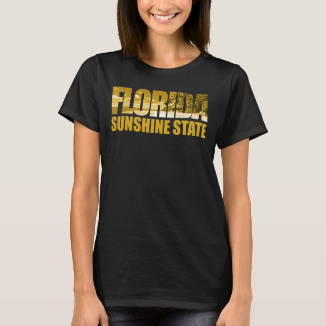 Summer Vacation Florida Sunshine State T Shirt (Framsida)