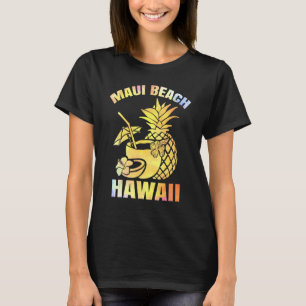 Summer Vacation Retro Sunset Hawaii Maui Beach T Shirt