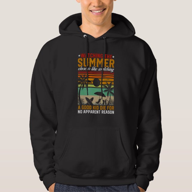 Summer Vacay   Beach Holiday Vacation Quote Summer Hoodie (Framsida)
