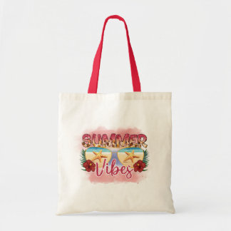 Summer Vibes Beach Tote Bag | Hej Summer Tygkasse