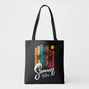 Summer Vibes Beach Vacation Retro, sommar Tygkasse