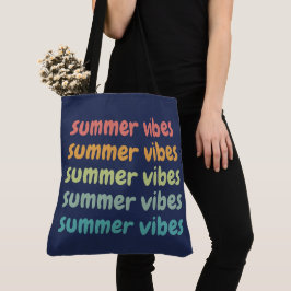 Summer Vibes Beach Vacation Retro, sommar Tygkasse