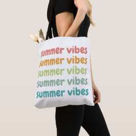 Summer Vibes Beach Vacation Retro, sommar Tygkasse