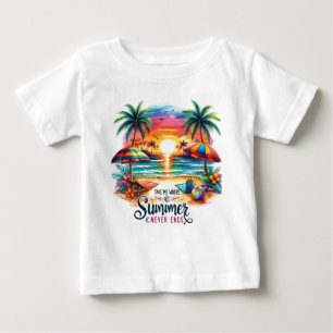 Summer Vibes Brushstroke Beach Sunset-34626 Hoodie T Shirt